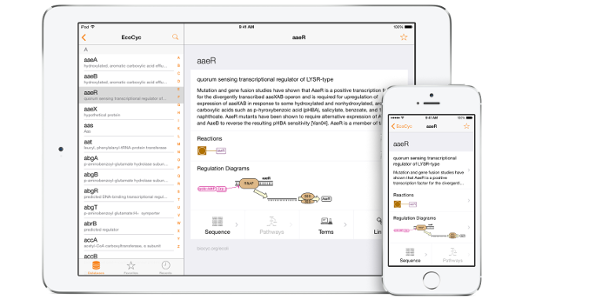 BioCyc iOS App for iPhone/iPad